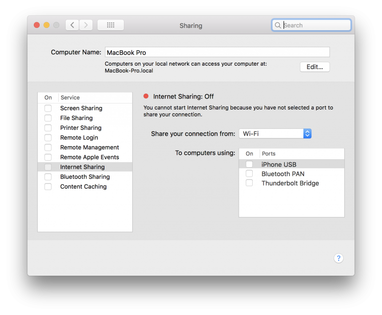 virtualbox network settings disable access to internet